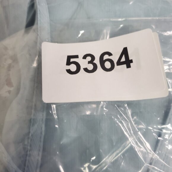 Abercrombie Fitch Women Sheer Coquette Tie Front Top Size XS Blue Fairy Ethereal - Picture 9 of 9